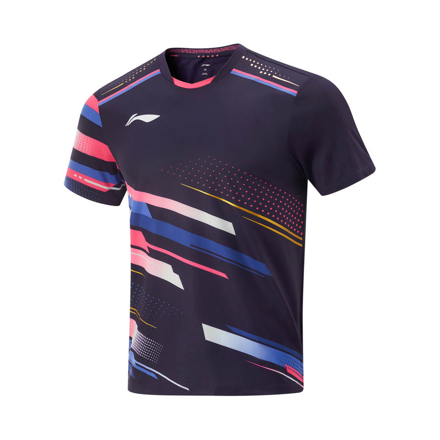 Li-Ning Li Ning Table Tennis Collection T Shirt Men's Century Purple