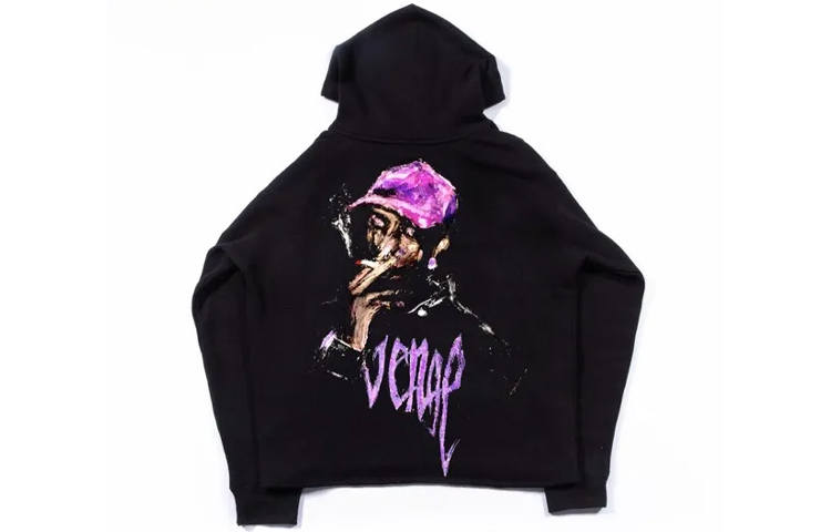 Revenge graphic-print hoodie