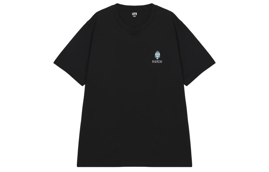 UNIQLO T Shirts Unisex Black Crew Neck