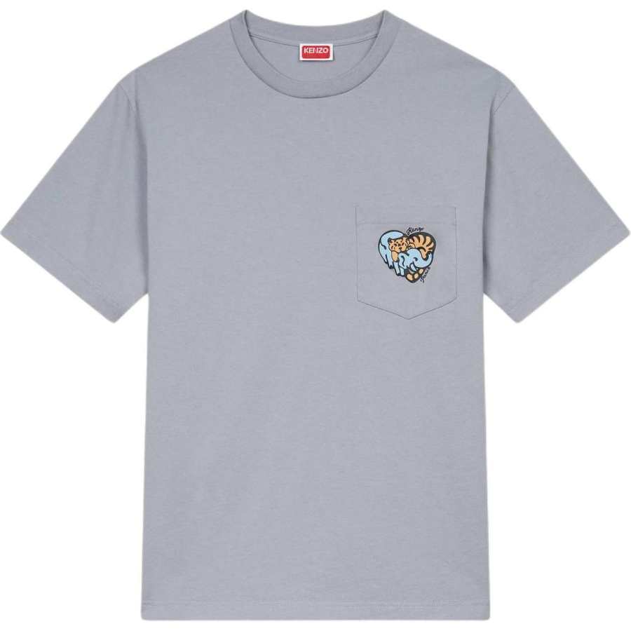KENZO T Shirt Men's Dream Phantom Gray
