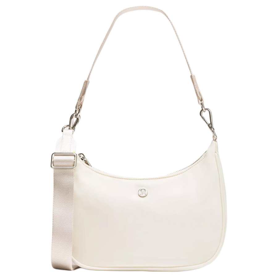 Lululemon Recycled Nylon Shoulder Bag Small Women's Light Ivory