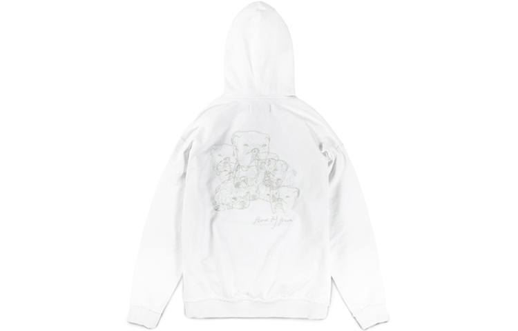 XVESSEL Sweatshirts Unisex White Hooded Moderate Regular