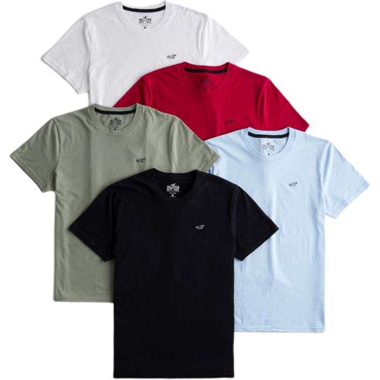 Hollister/ Hollister T-Shirt Men's Pack Of 5