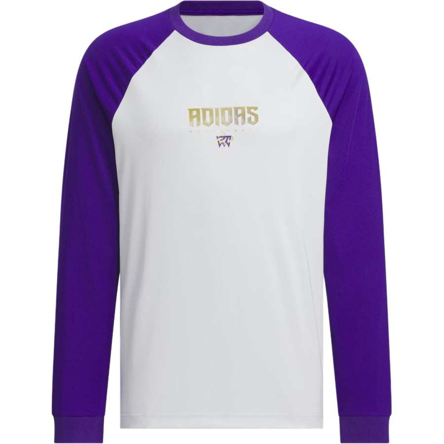 Adidas Adidas T Shirt Men's Pure Quality Gray/Collegiate Purple