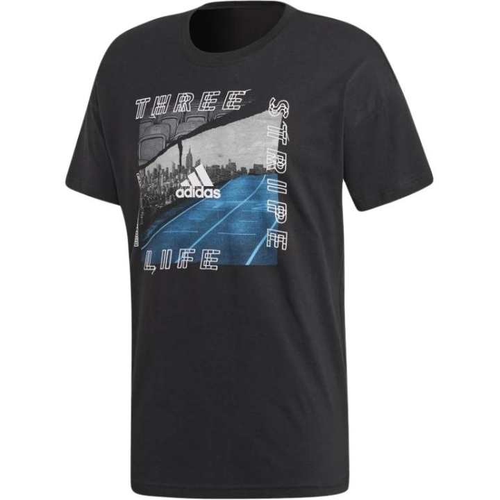 Adidas Adidas T Shirts Men's Black Crew Neck Moderate