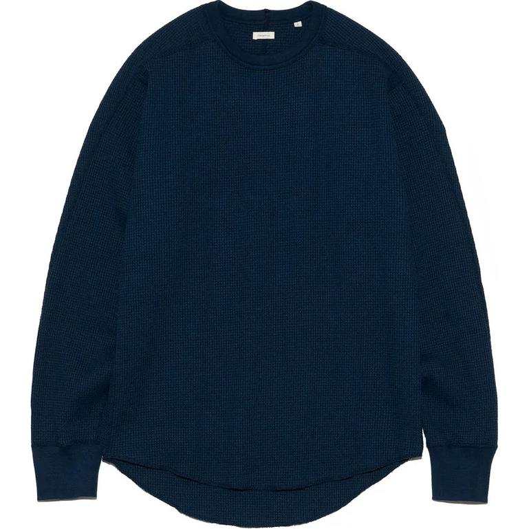 Nanamica SS25 T Shirt Unisex Marine Blue