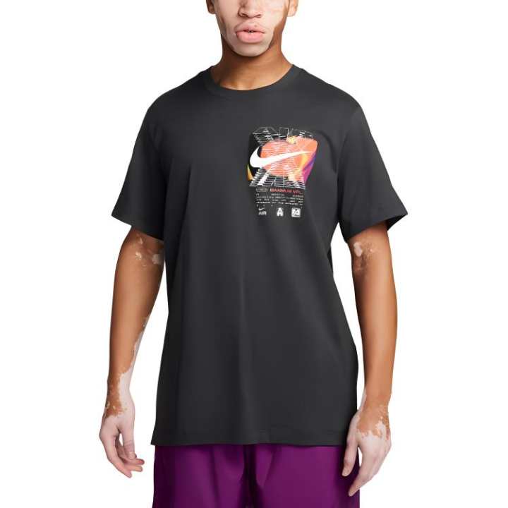 Nike Nike T Shirts Men's Coal Gray Crew Neck Moderate Other