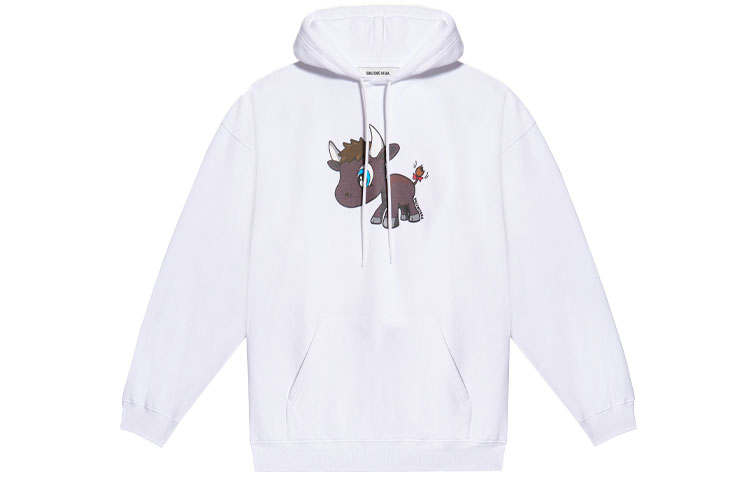 Balenciaga SS21 Sweatshirt Unisex White
