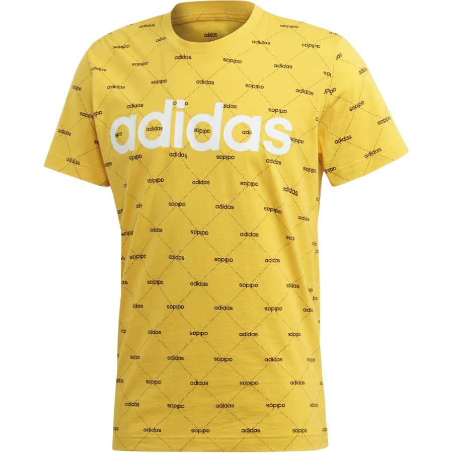 Adidas Adidas Sportswear Core Fav T Shirt Men's Vibrant Gold/Black