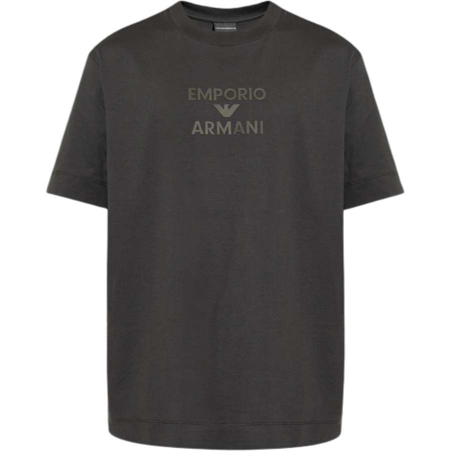 EMPORIO ARMANI Rubberised Logo Asv Jersey T Shirt