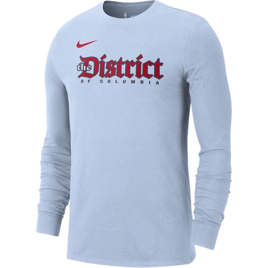Nike Nike Washington Wizards Essential City Edition Men's Nike Nba Long Sleeve T Shirt