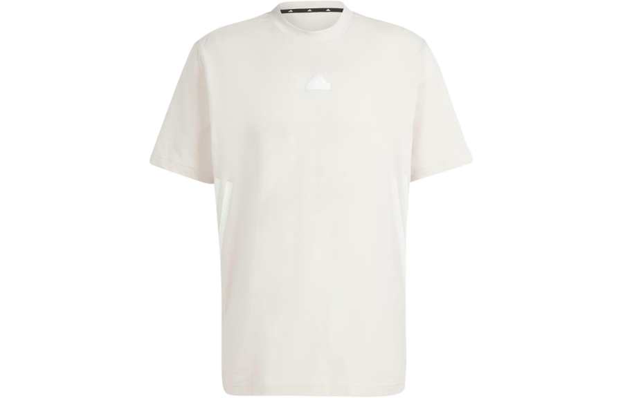 Adidas Adidas T Shirts Men's Beige Crew Neck Moderate Straight Fit