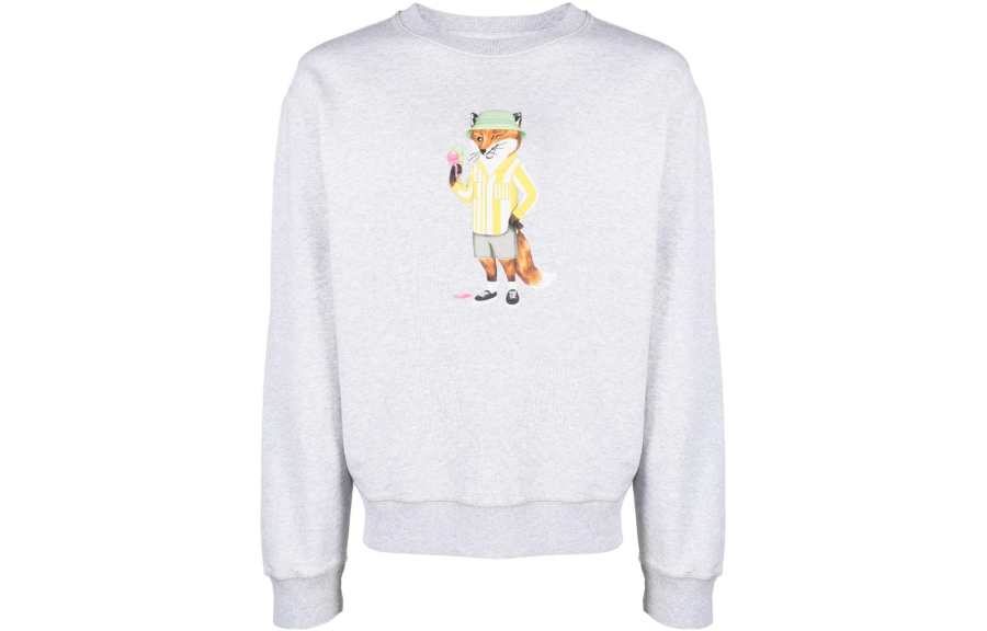 Maison Kitsune Maison Kitsune Sweatshirt Men's Light Gray