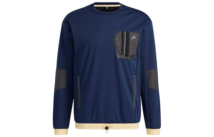 Adidas Adidas Sweatshirts Men's College Navy Crew Neck Moderate Regular