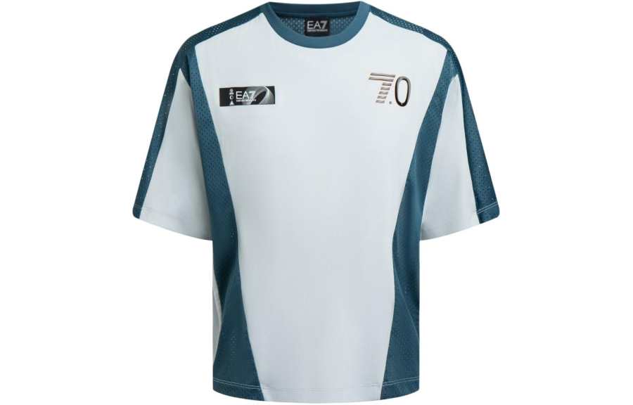 EMPORIO ARMANI EA7 SS24 T Shirt Men's Gray