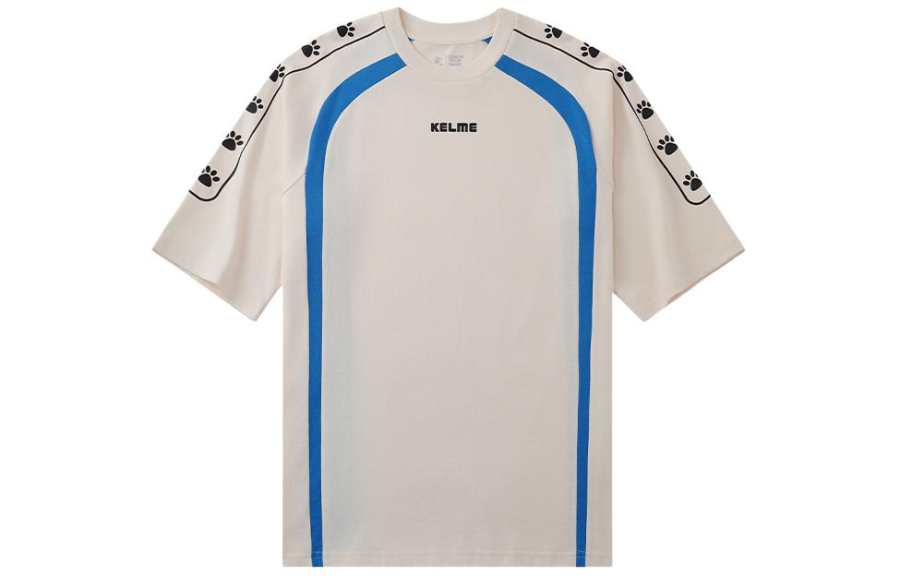 KELME T Shirts Men's Crew Neck Thin Straight Fit