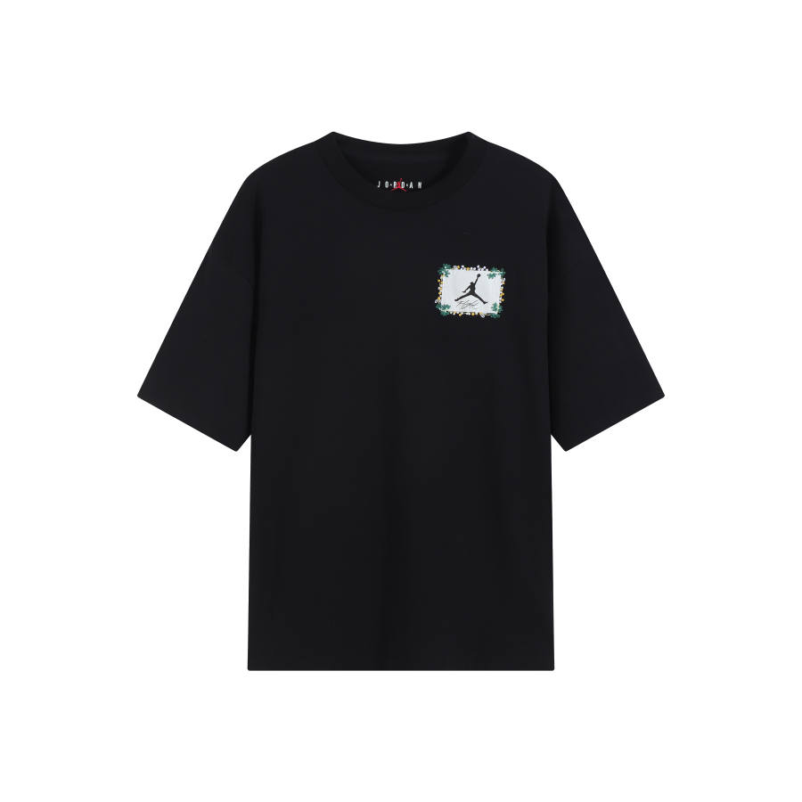 Jordan Jordan T Shirts Unisex Black Crew Neck Moderate Straight Fit