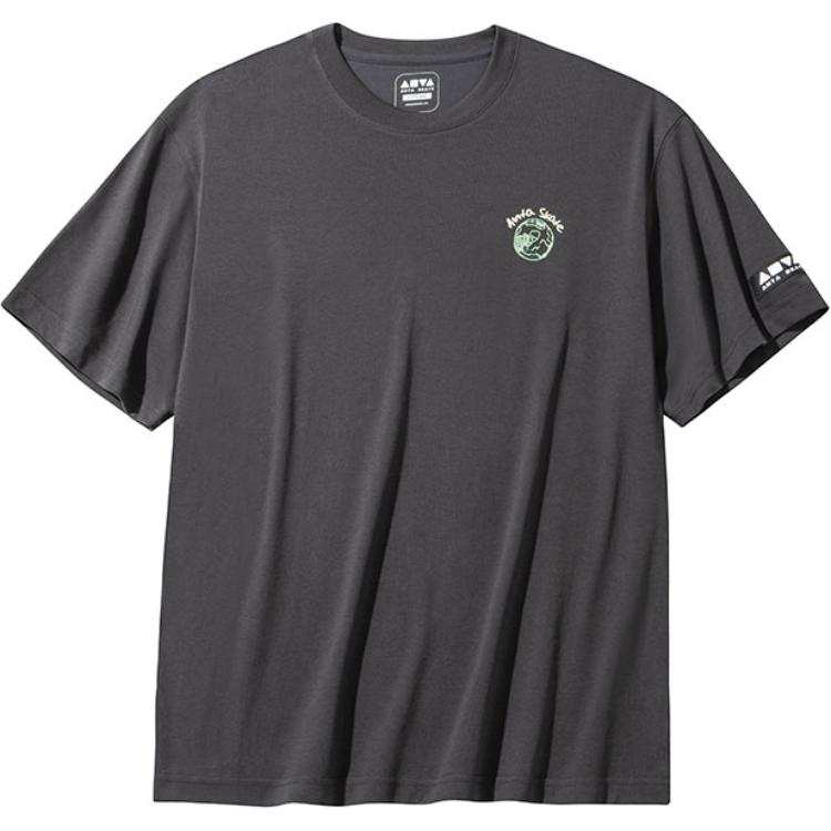Anta Life Collection T Shirt Unisex Dark Sauce Gray