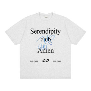 OKET T Shirts Unisex Crew Neck Moderate Heavyweight