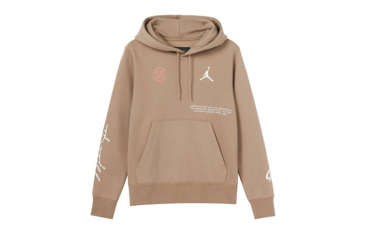 Jordan Jordan X CLOT Sweatshirts Men's Canteen Brown Hooded Moderate Other