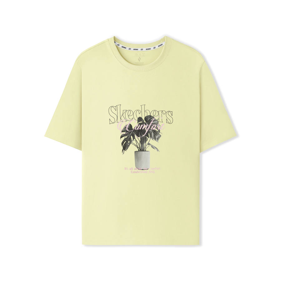 Skechers T Shirt Unisex Wax Yellow