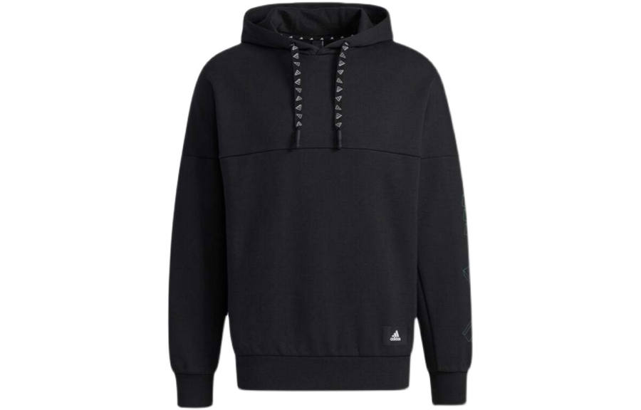 Adidas Adidas Sweatshirts Men's Black Hooded Moderate Regular