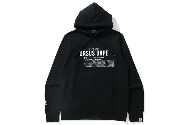 A BATHING APE Sweatshirts Men's Hooded Moderate Regular