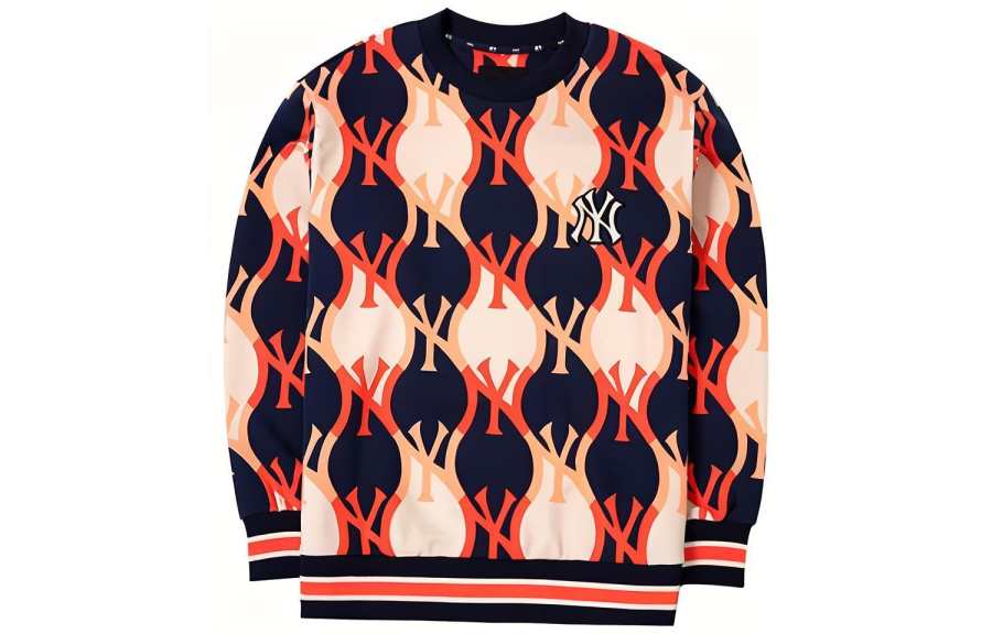 MLB MLB New York Yankees Sweatshirts Unisex Multicolor Crew Neck Moderate Regular