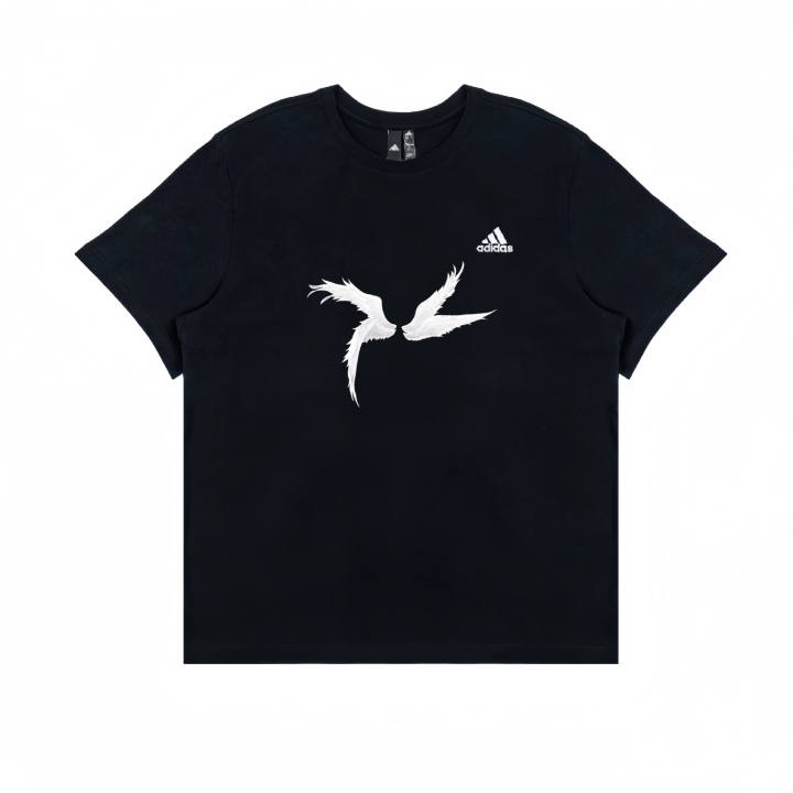 Adidas Adidas T Shirts Unisex Black Crew Neck Moderate Straight Fit