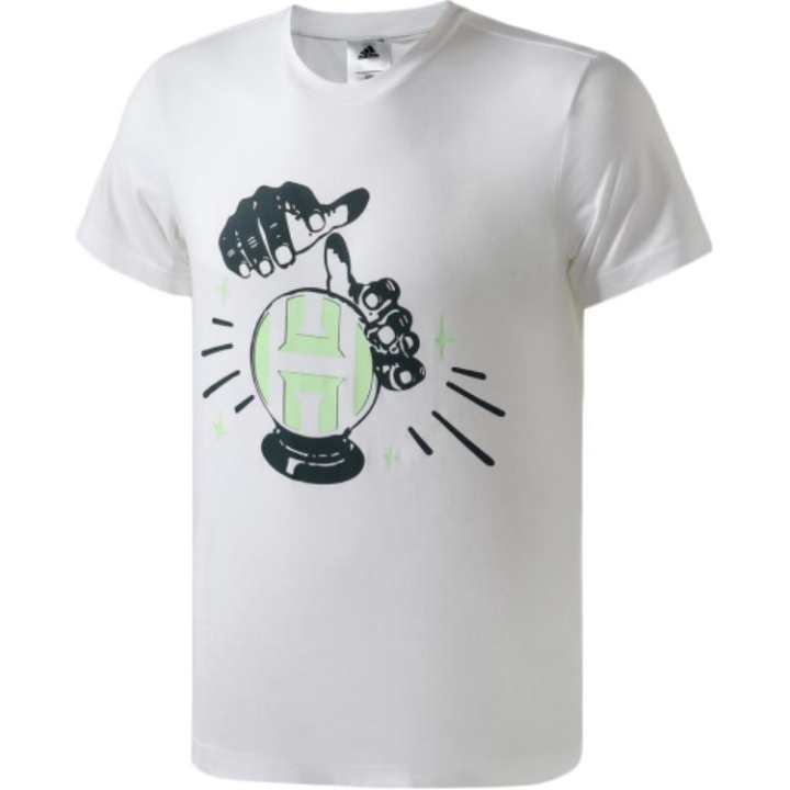 Adidas Adidas T Shirts Men's White Crew Neck Moderate