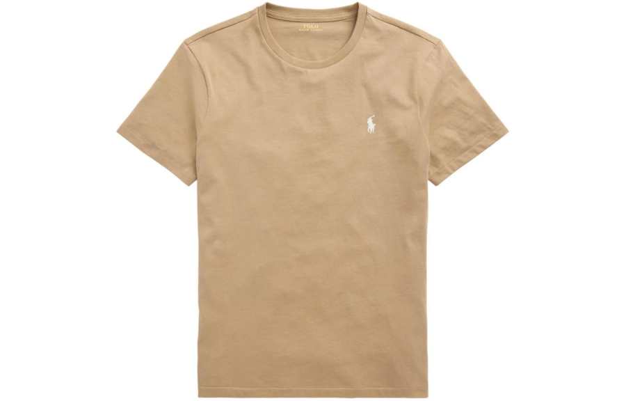 Polo Ralph Lauren Logo Embroidered Crewneck T Shirt