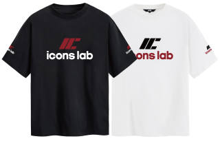 ICONS Lab T Shirts Unisex Crew Neck Moderate Straight Fit