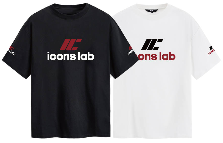 ICONS Lab T Shirts Unisex Crew Neck Moderate Straight Fit