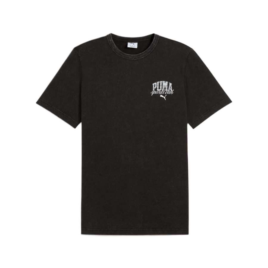 PUMA T Shirts Men's Black 01 Crew Neck Moderate