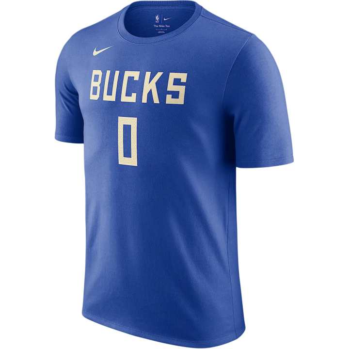 Nike Nike Damian Lillard Milwaukee Bucks Essential City Edition Men's Nike Nba T Shirt