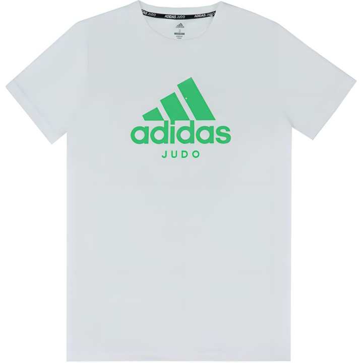 Adidas Adidas T Shirts Men's White Crew Neck Moderate Straight Fit