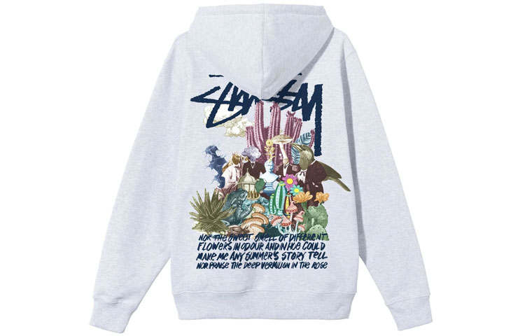 Stussy Sweatshirts Unisex Hooded Non Detachable Moderate