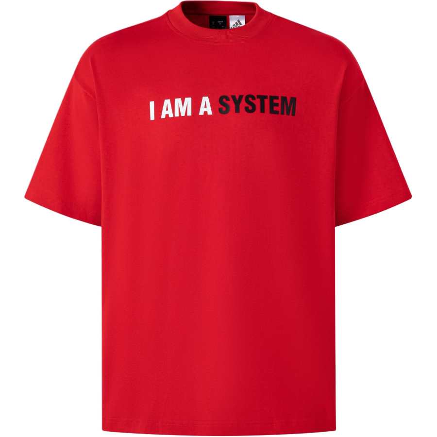 Adidas Adidas Harden BB HARDEN TEE T Shirt Men's Light Scarlet