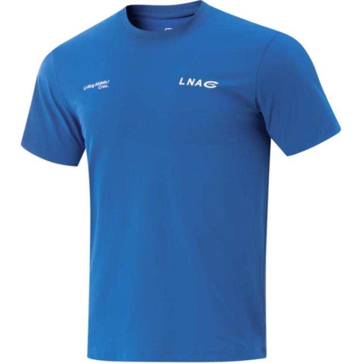 Li-Ning Li Ning Herbal Tea T Shirt Men's Dark Aqua Blue