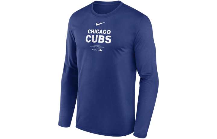 Nike Nike Chicago Cubs Authentic Collection Practice Men's Nike Dri-FIT Mlb Long-Sleeve T-Shirt