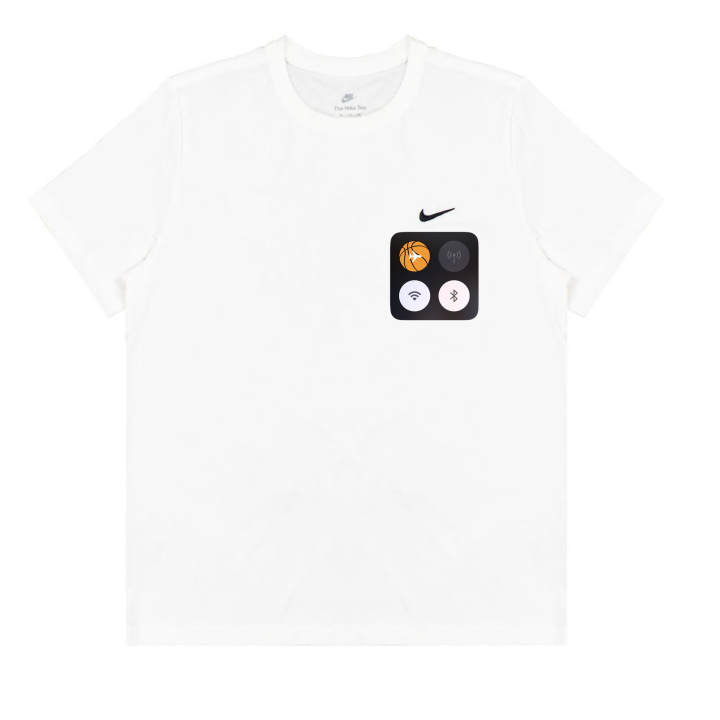 Nike Nike T Shirts Unisex White Crew Neck Moderate Straight Fit