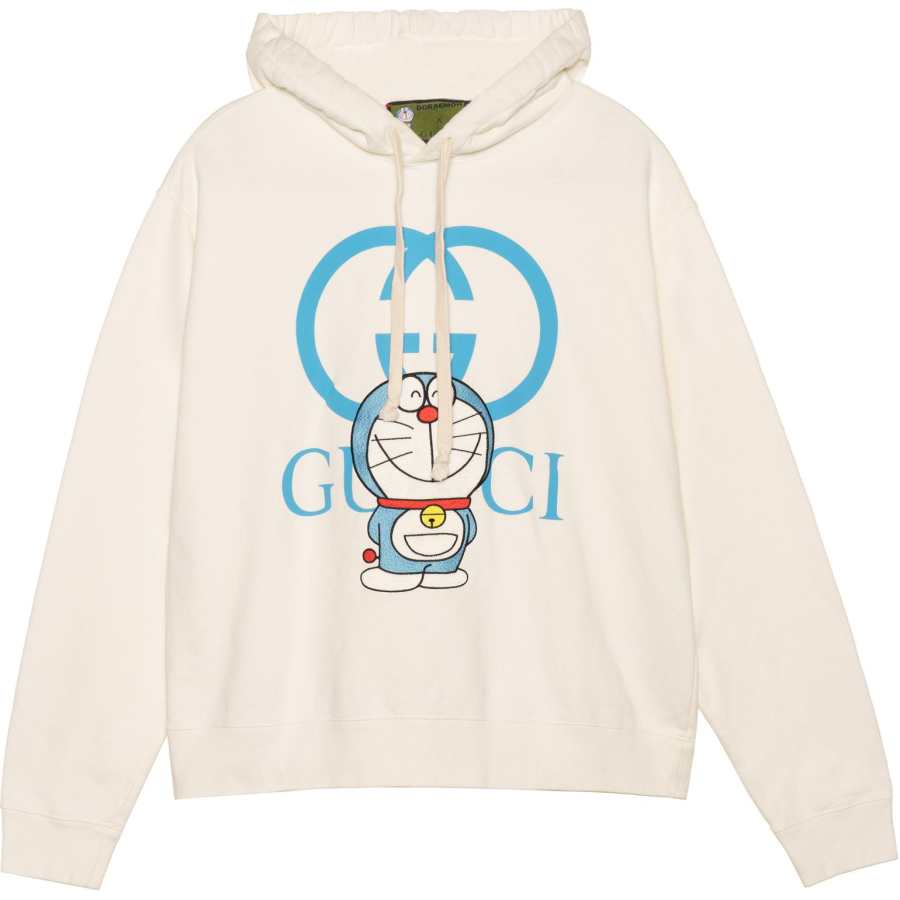 GUCCI Sweatshirts Unisex Beige Hooded Non Detachable Moderate