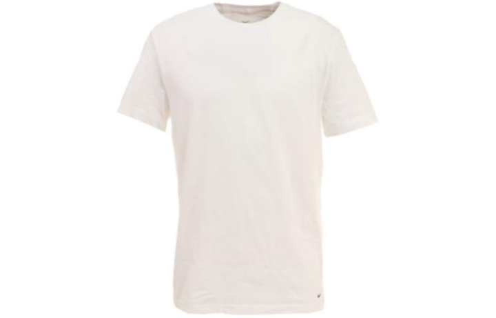Nike Nike T Shirts Men's White Crew Neck Moderate Straight Fit