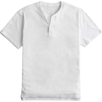Hollister/ T Shirts Men's White Crew Neck Moderate