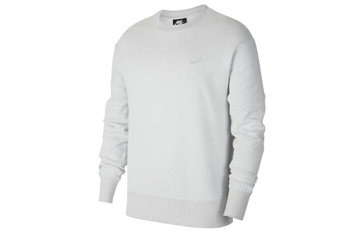 Nike Nike Sweatshirts Men's Gray Crew Neck Moderate Regular