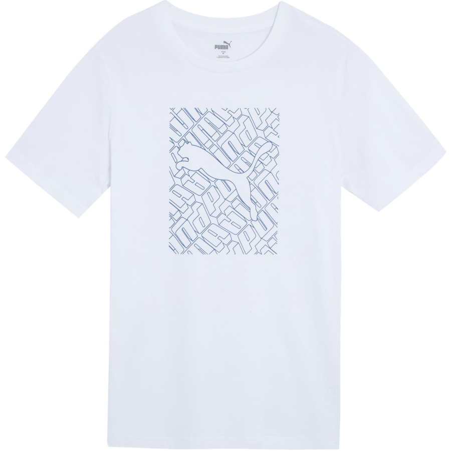 PUMA T Shirts Unisex White Crew Neck Moderate Other
