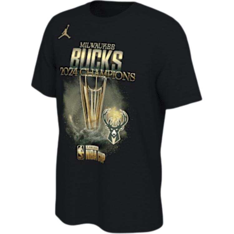 Jordan Jordan Milwaukee Bucks Men's Jordan Nba T Shirt