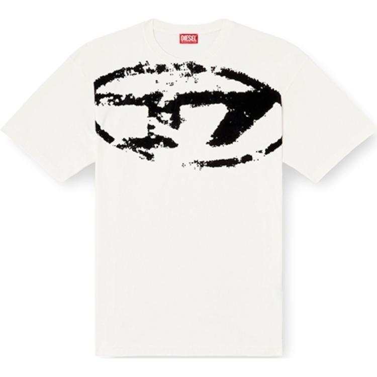 Diesel T-Boxt Logo Printed Crewneck T-Shirt