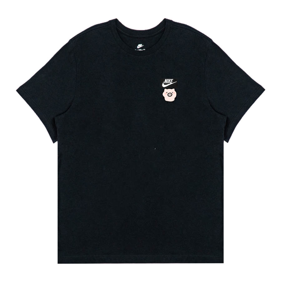 Nike Nike T Shirts Unisex Black Crew Neck Moderate Straight Fit