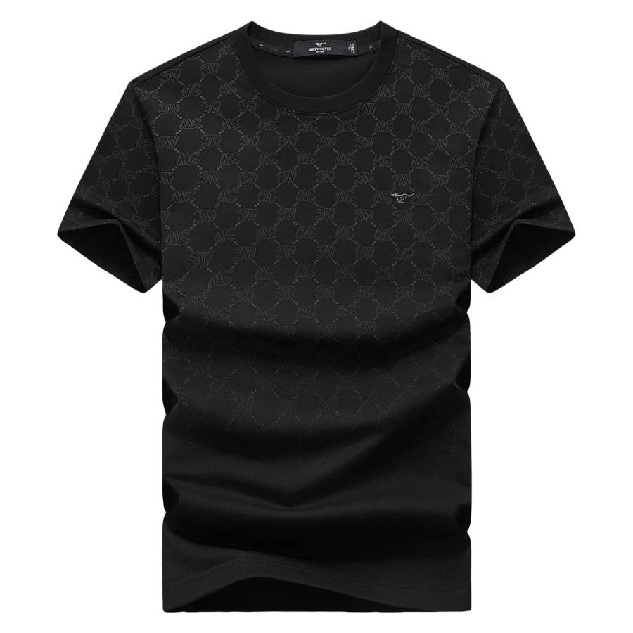 SEPTWOLVES T Shirts Unisex Crew Neck Thin Straight Fit